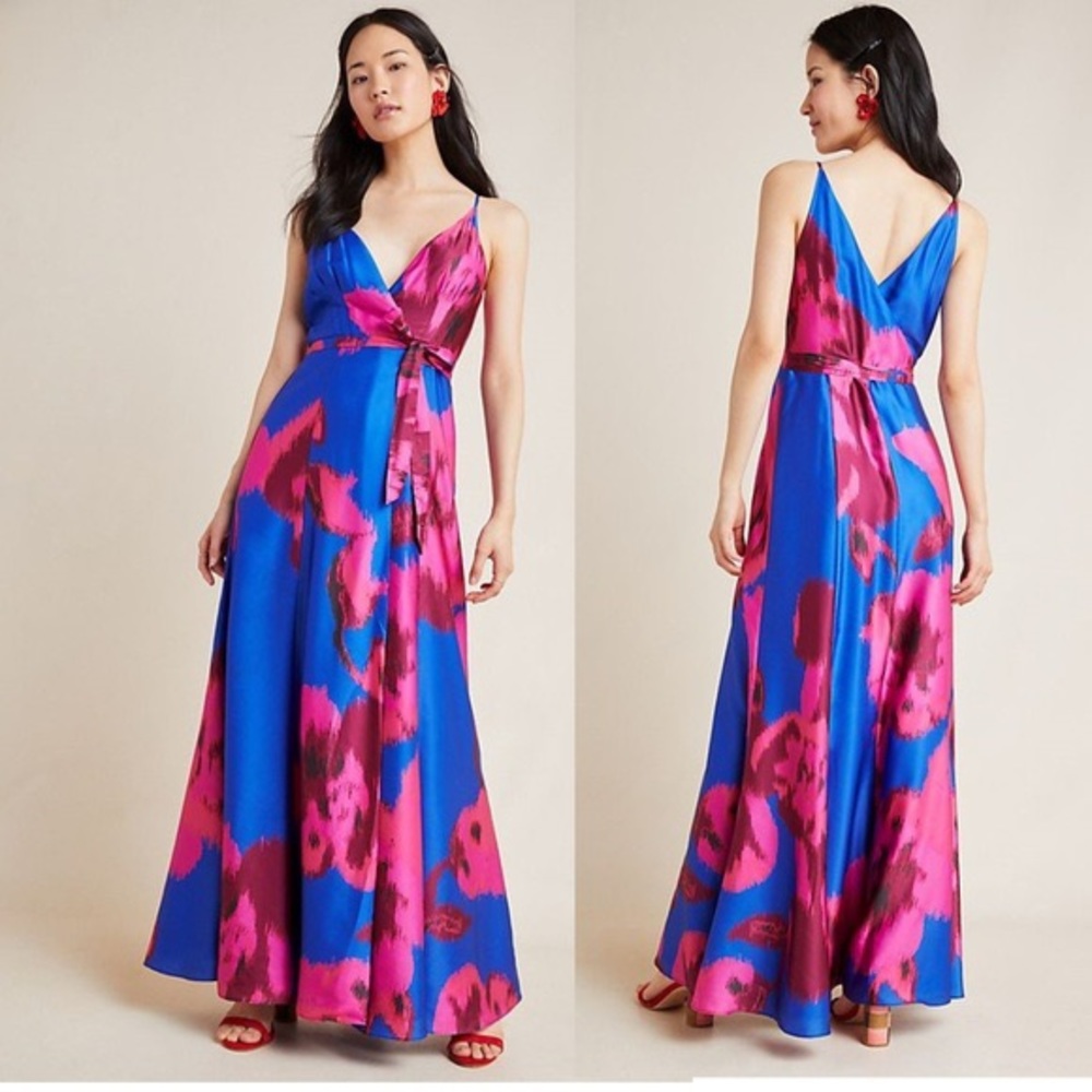 Parker brand Harper floral wrap dress